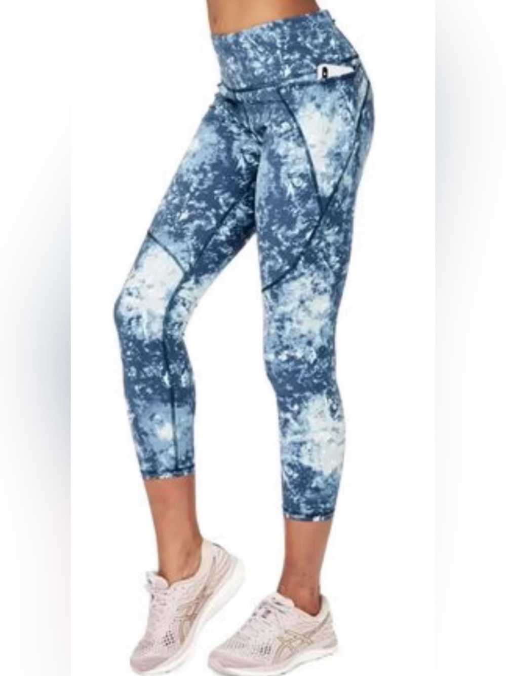 Sweaty Betty Power 7/8 Leggings Blue Tie Dye XS 27”